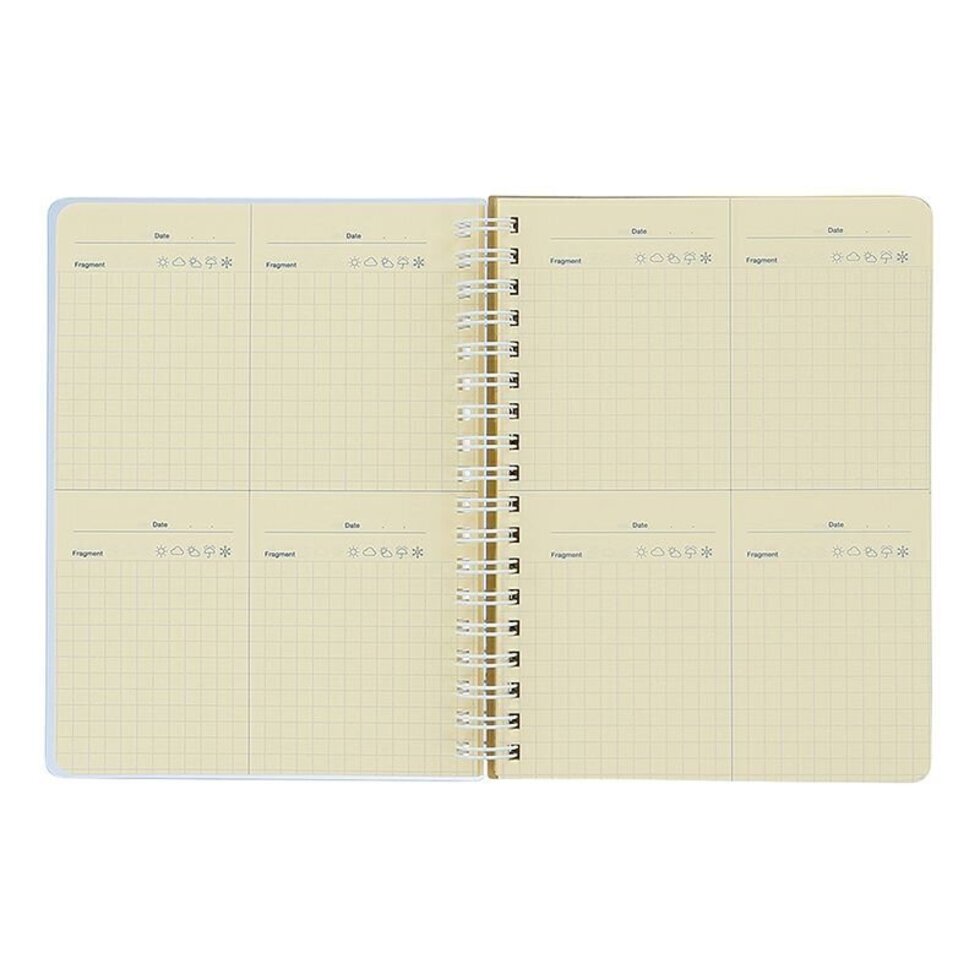 Delfonics Rollbahn CLEAR Spiral L Free Diary - Clear