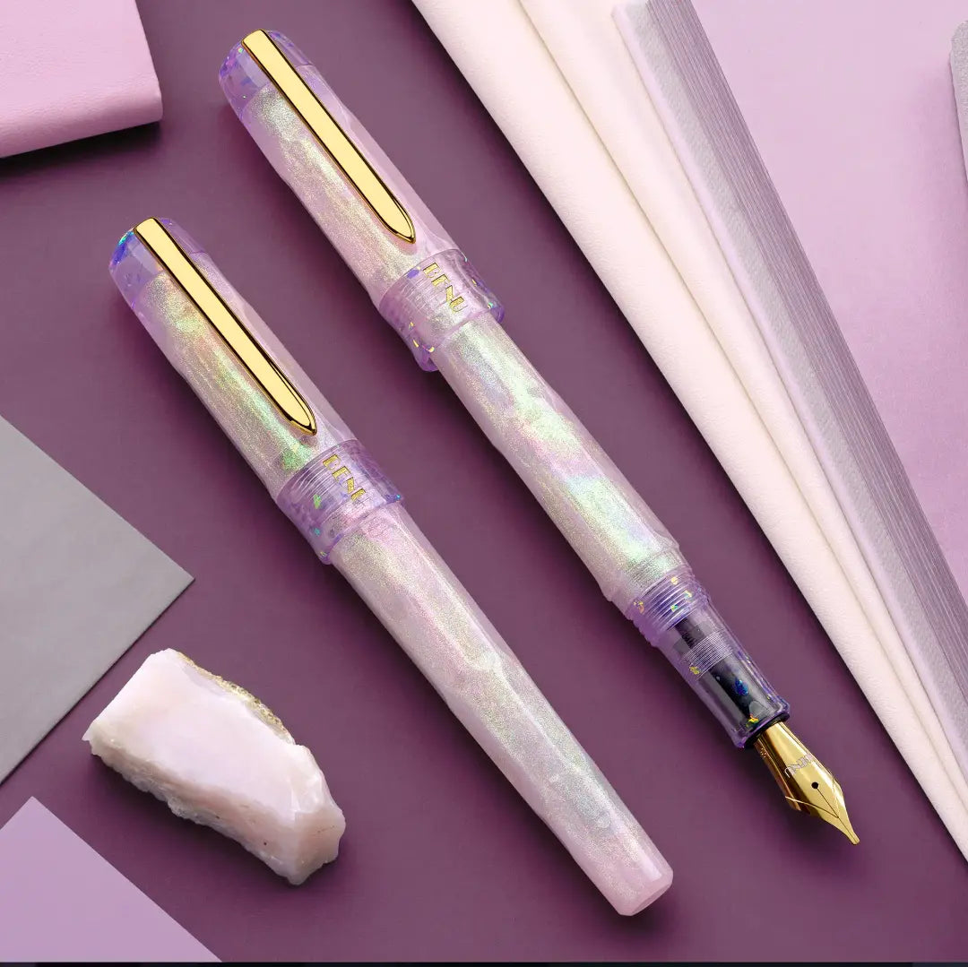 BENU Talisman Fountain Pen - Pink Opal