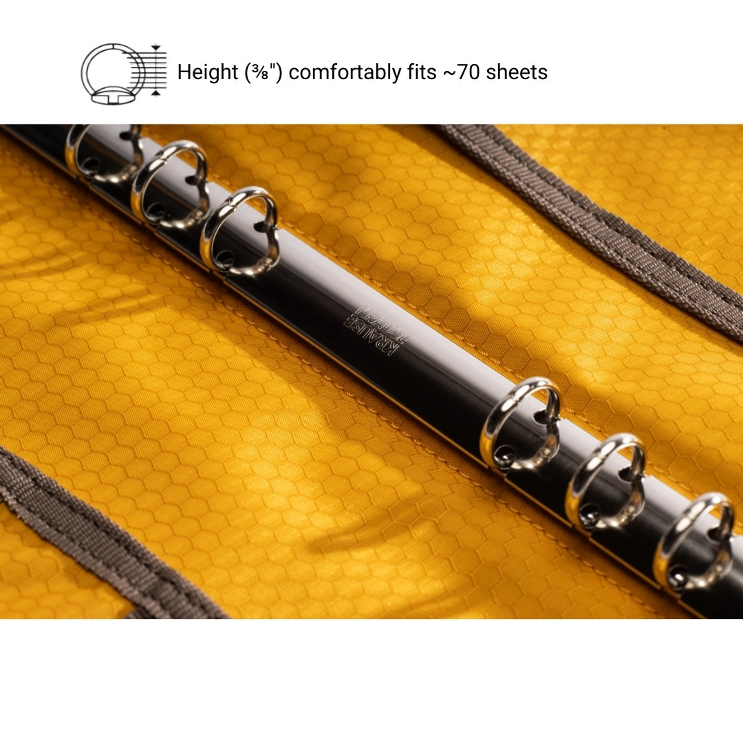 LOCHBY A5 6-Ring Field Binder - Brown