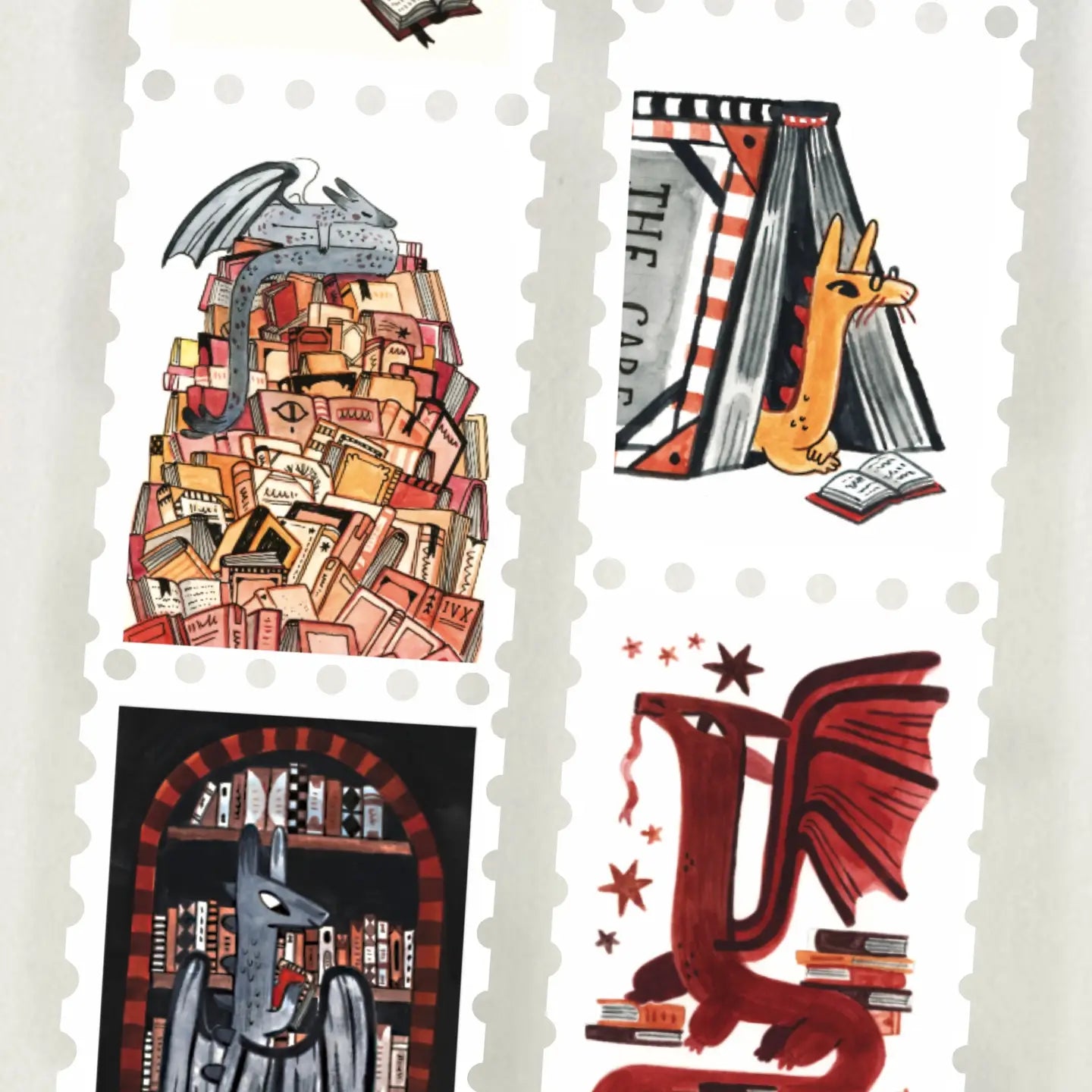 Shelly Couvillion Stamp Washi Tape - Book Wyrnn