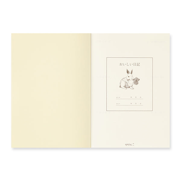 Midori A5 Free Diary - Yummy: Recording Food Memories