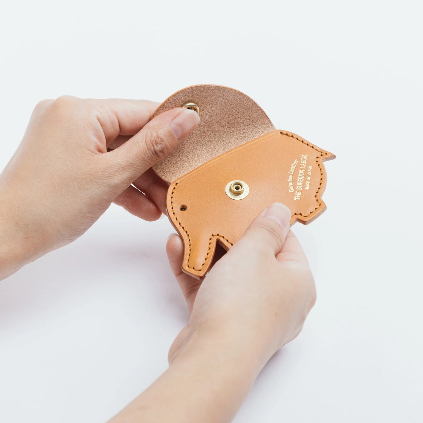 The Superior Labor INGRASSATO Elephant Coin Case - Brown (2025)