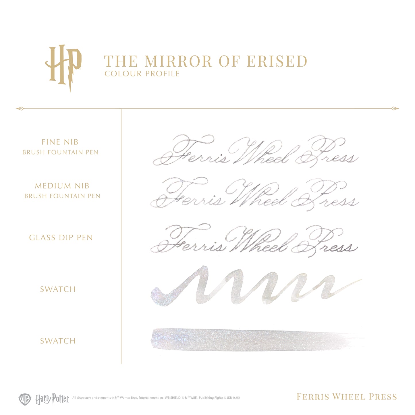 Ferris Wheel Press Harry Potter The Mirror of Erised (38ml) Bottled Ink (Limited Edition)