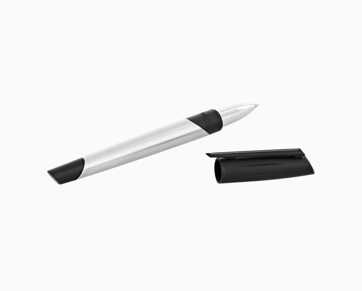 S.T. Dupont Defi Millenium Rollerball - Brushed Chrome and Matte Black