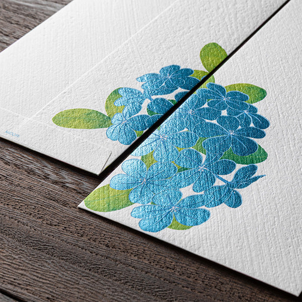 Midori Envelope - Plumbago (Foil-Stamping)