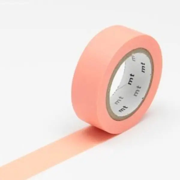 MT Masking Tape - Tape Single - Salmon Pink (15mm)