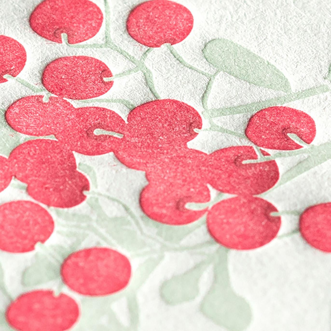 Midori Letter Set - Press Bouquet Red