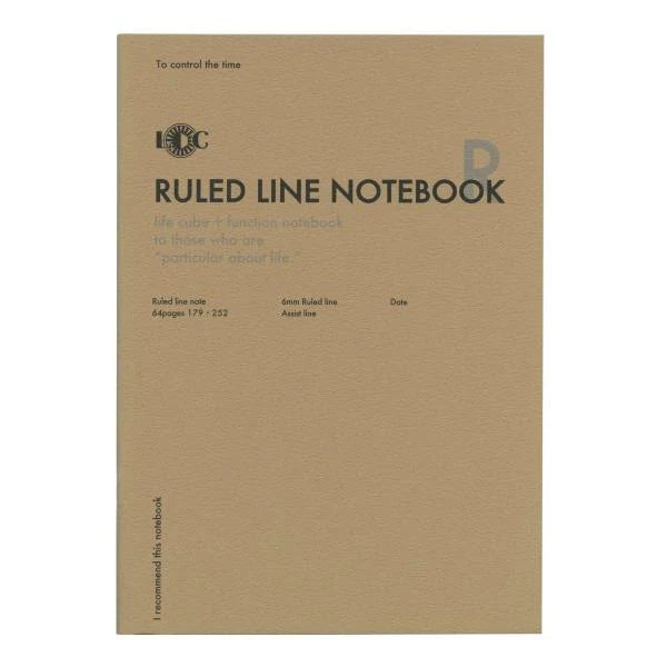 Luddite Function Notebook - Ruled Line (Kraft)