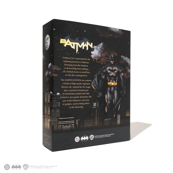 Ferris Wheel Press Warner Bros. Marquise Pen and 38ml Ink Set - Batman (Limited Edition)