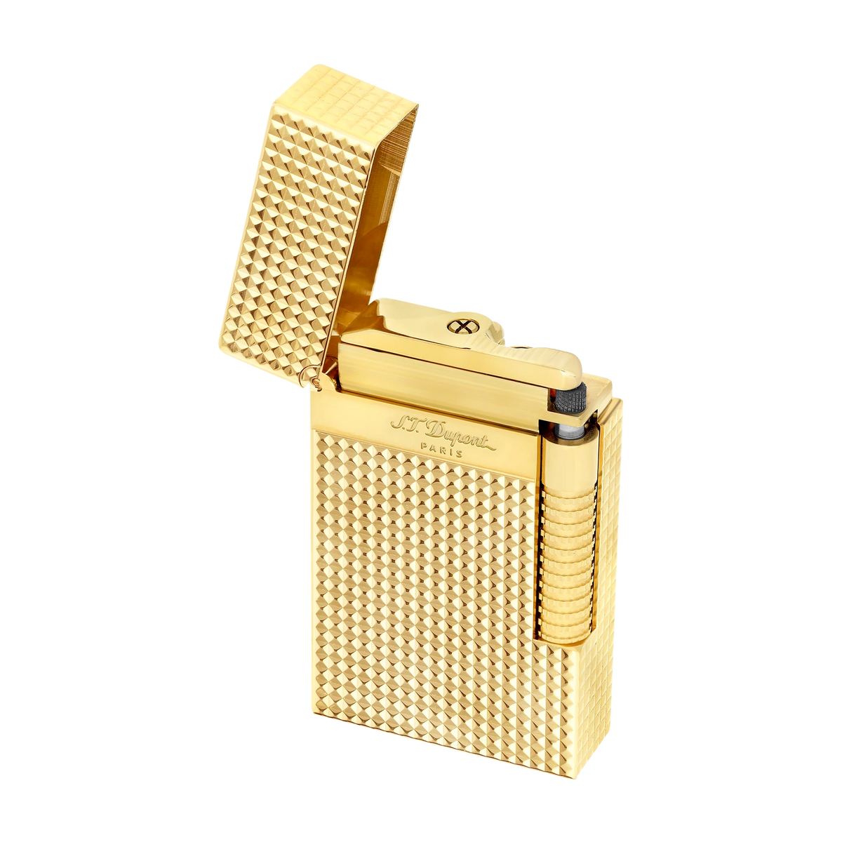 S.T. Dupont Le Grand Lighter - Diamond Head: Yellow Gold (Perfect Ping)