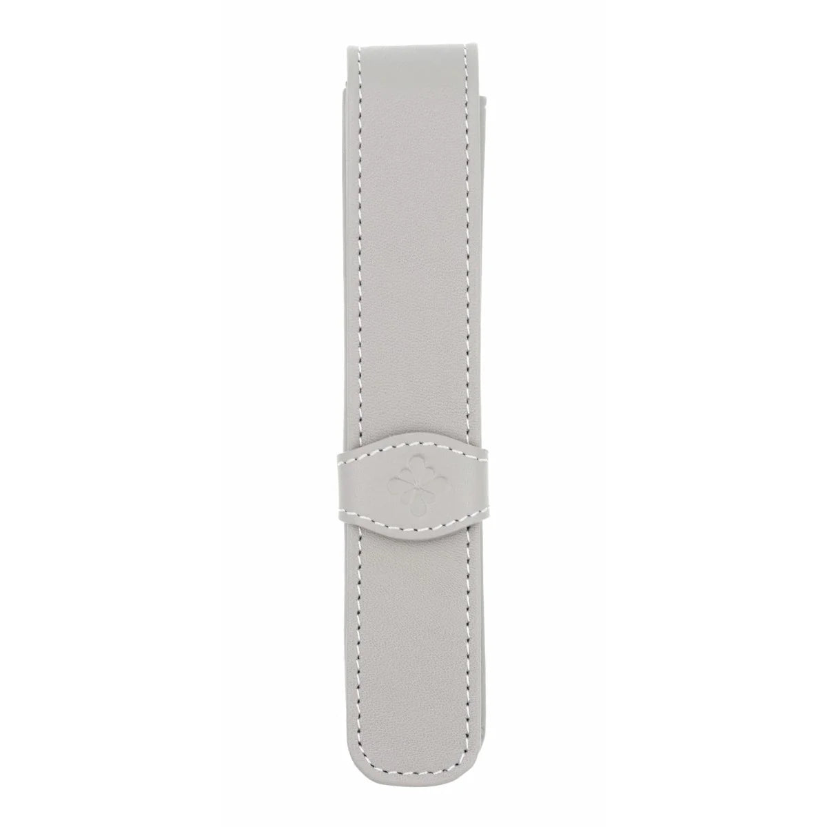 Diplomat Leather 1-Pen Case - Grey
