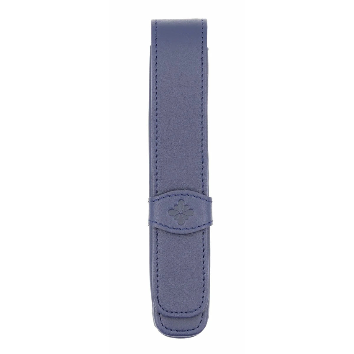Diplomat Leather 1-Pen Case - Blue