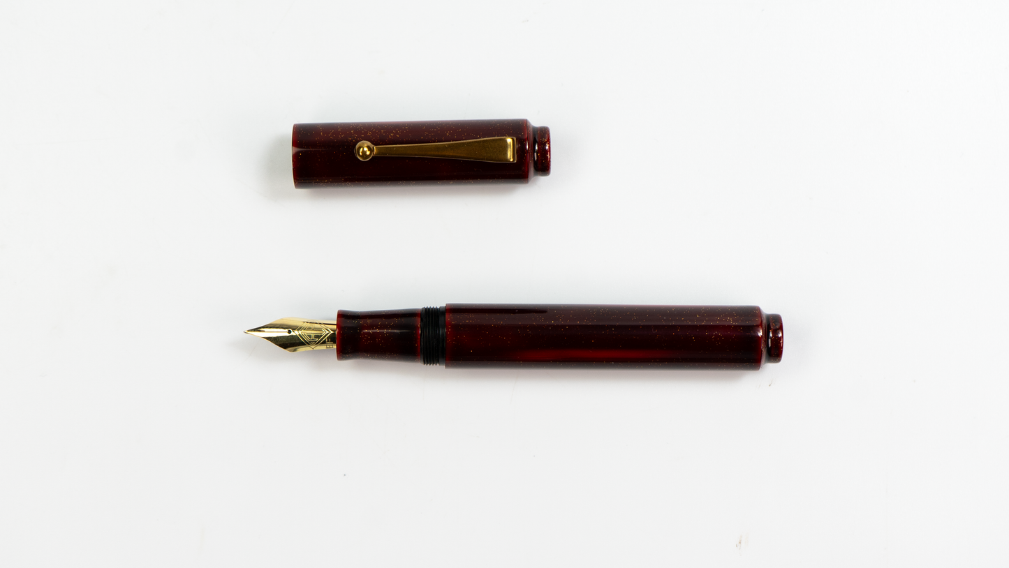 AP Limited Editions Urushi Lacquer Art 14K Fountain Pen - Proplyd Fire
