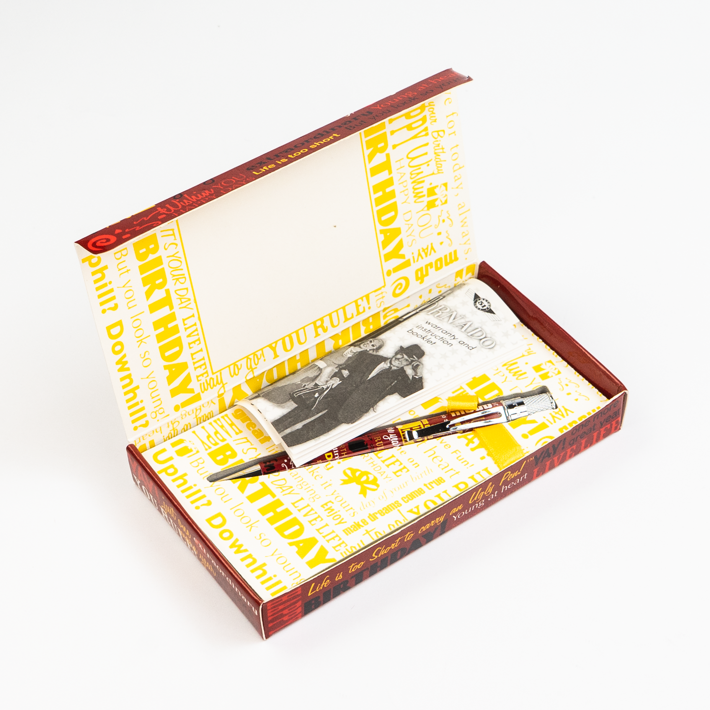 Retro 51 Collection Tornado Rollerball - Happy Birthday: Red