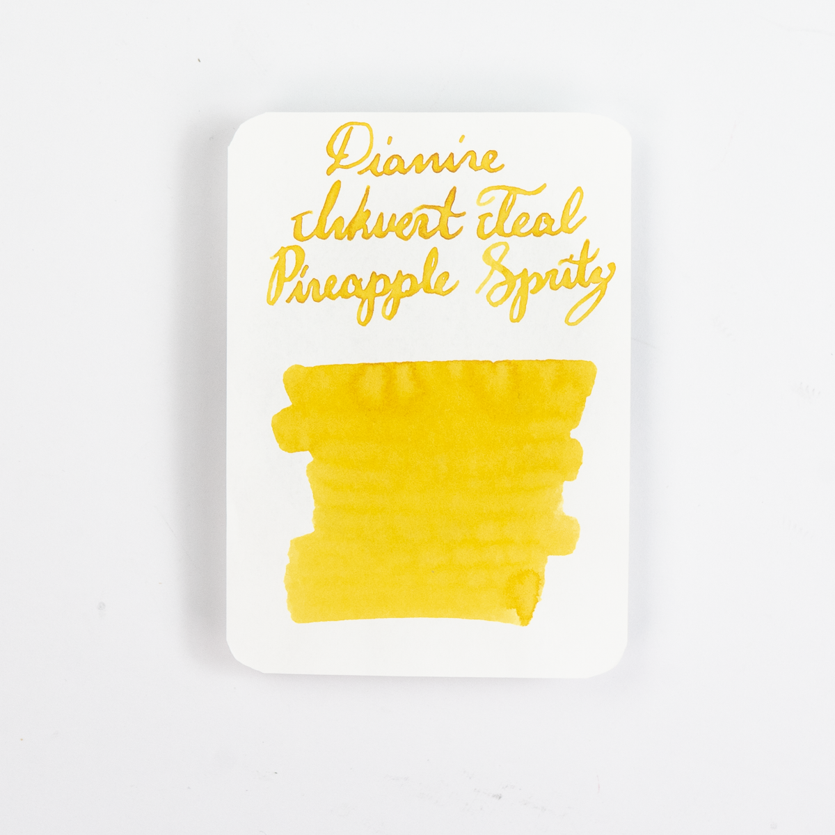 Diamine Pineapple Spritz (50ml) Bottled Ink (Pigment Chameleon) - Teal Edition