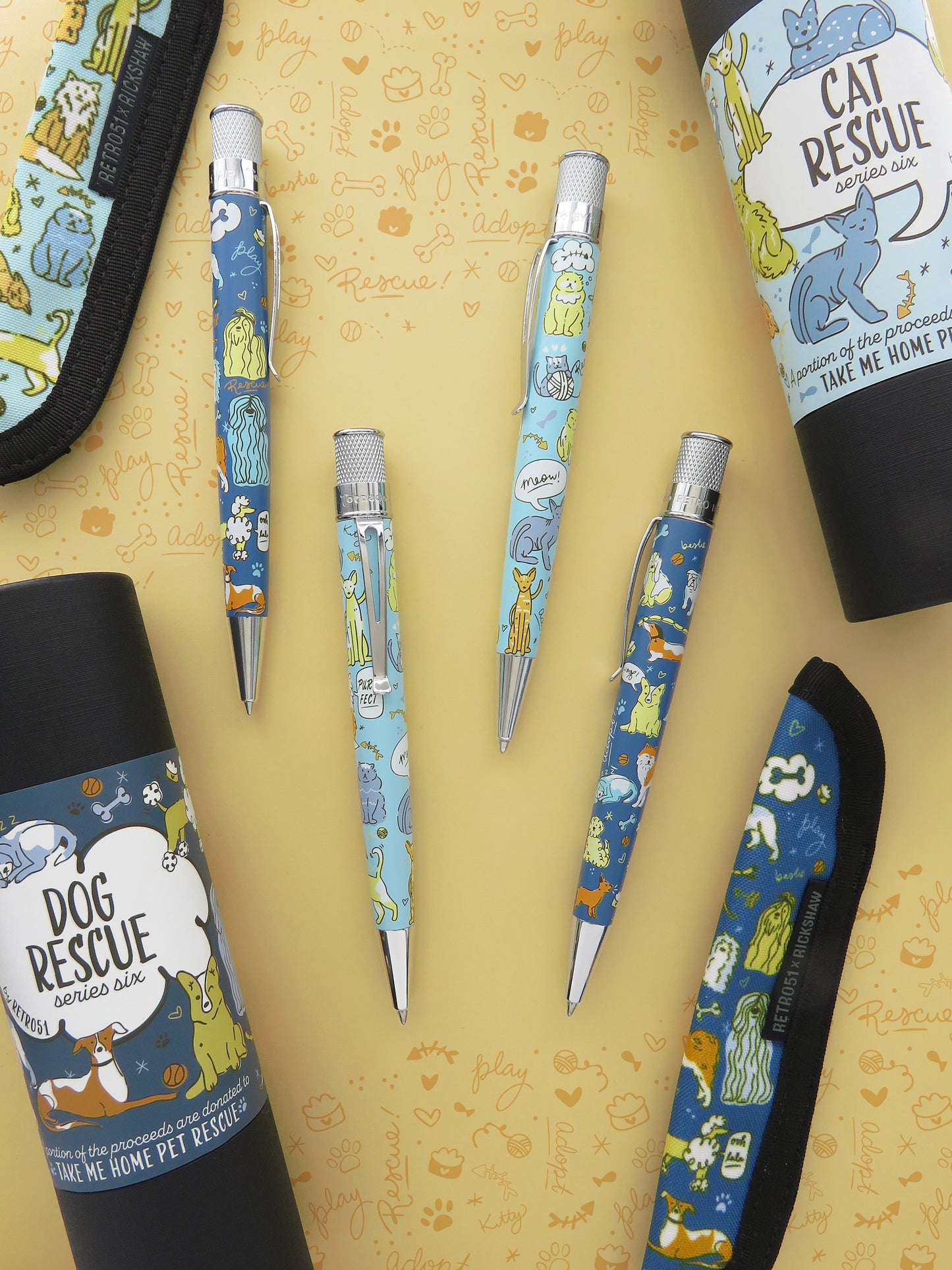 Retro 51 Tornado Rescue Ballpoint - Cat Rescue: Series 6