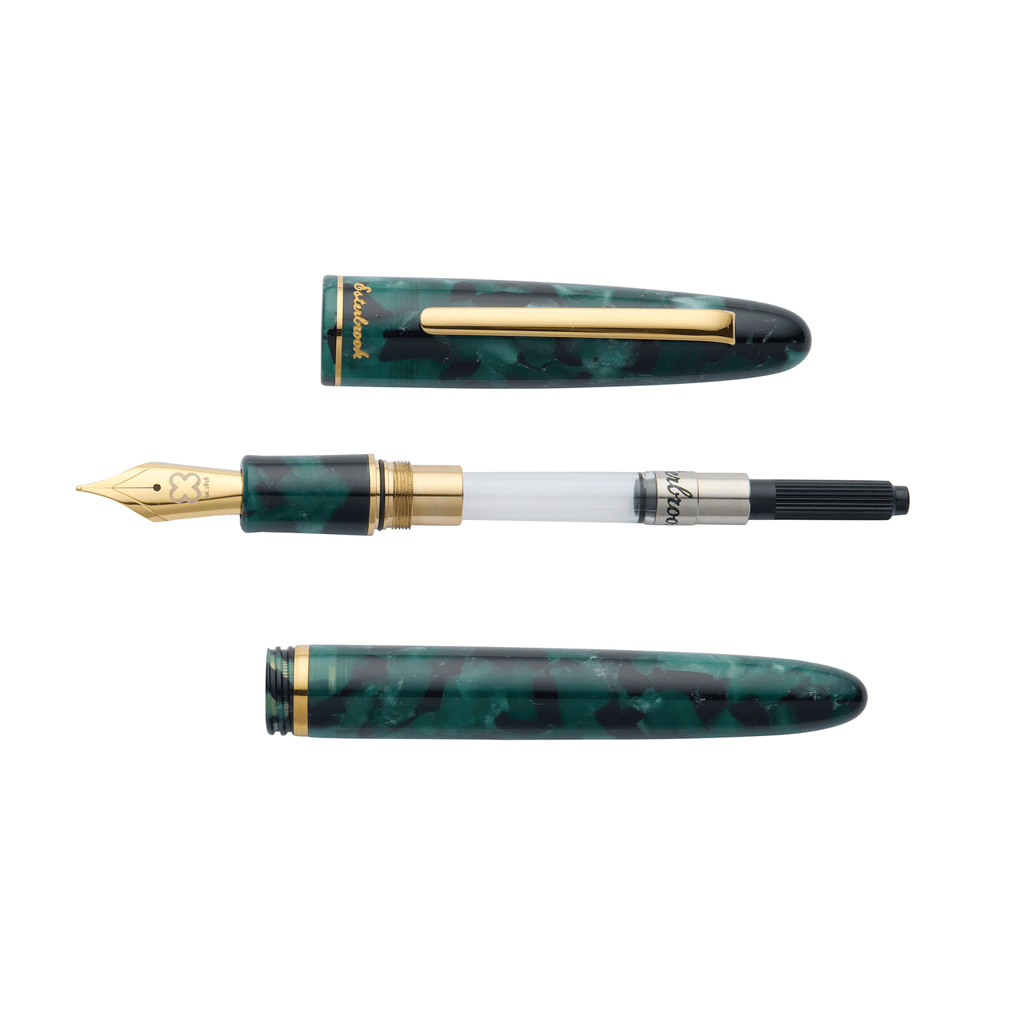 Esterbrook Estie Fountain Pen - Evergreen with Gold Trim