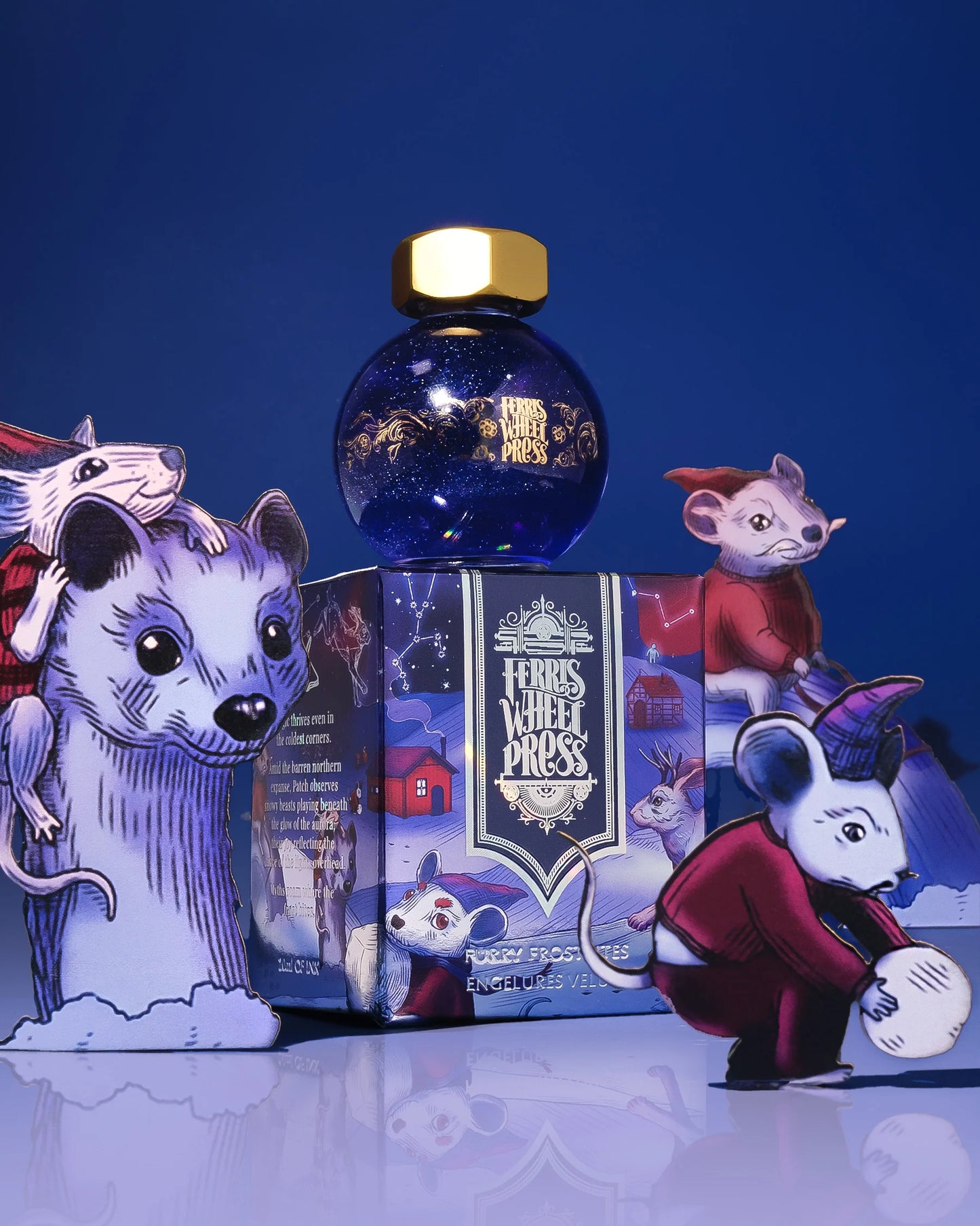 Ferris Wheel Press Furry Frostbites (20ml) Bottled Ink - Bestiary Collection