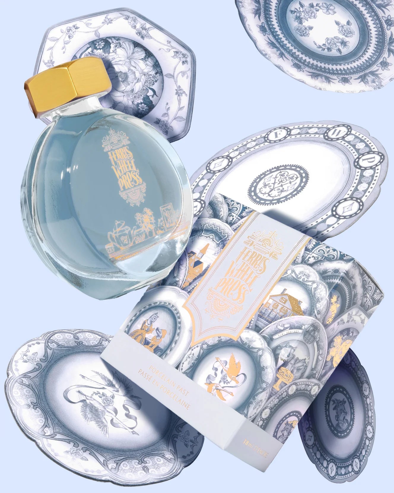 Ferris Wheel Press Porcelain Past (38ml) Bottled Ink