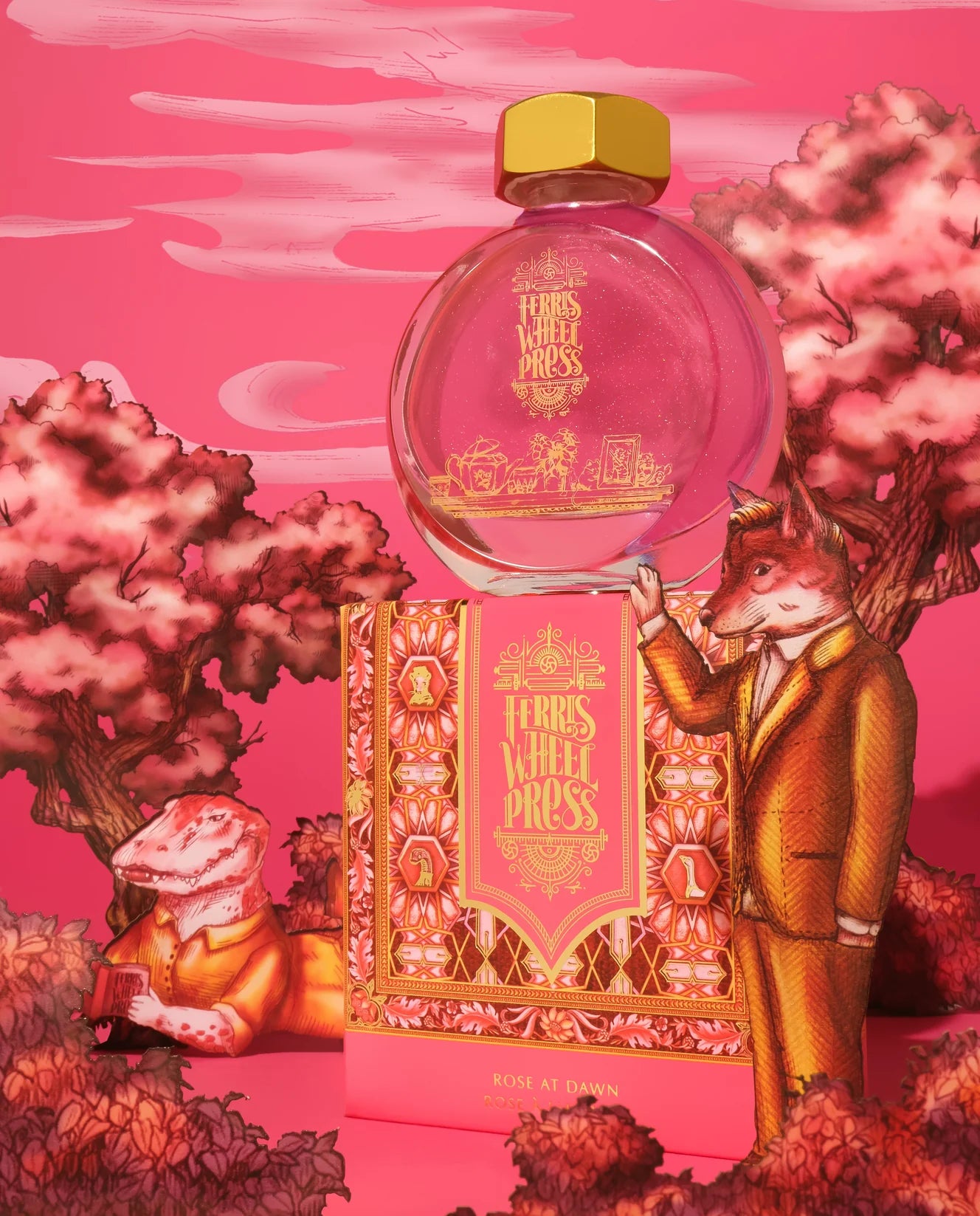 Ferris Wheel Press Rose at Dawn (38ml) Bottled Ink