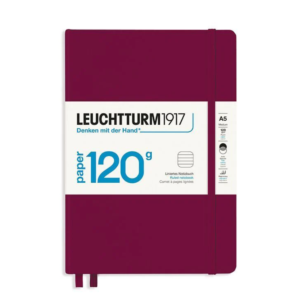 Leuchtturm1917 Edition 120G A5 Ruled Notebook - Port Red