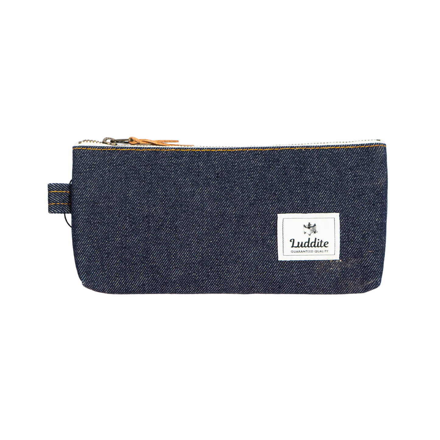Luddite Gusseted Pen Case - Denim