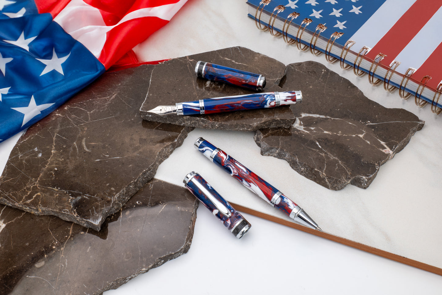 Monteverde Innova USA Rollerball - 250th Anniversary Edition (Limited Edition - Jonathan Brooks Exclusive Collaboration)