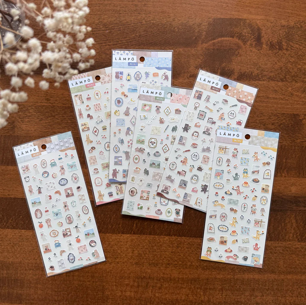 Mind Wave LAMPO Mini Sticker - Bear and the Starry Sky