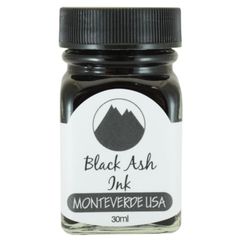 Monteverde Black Ash (30ml) Bottled Ink