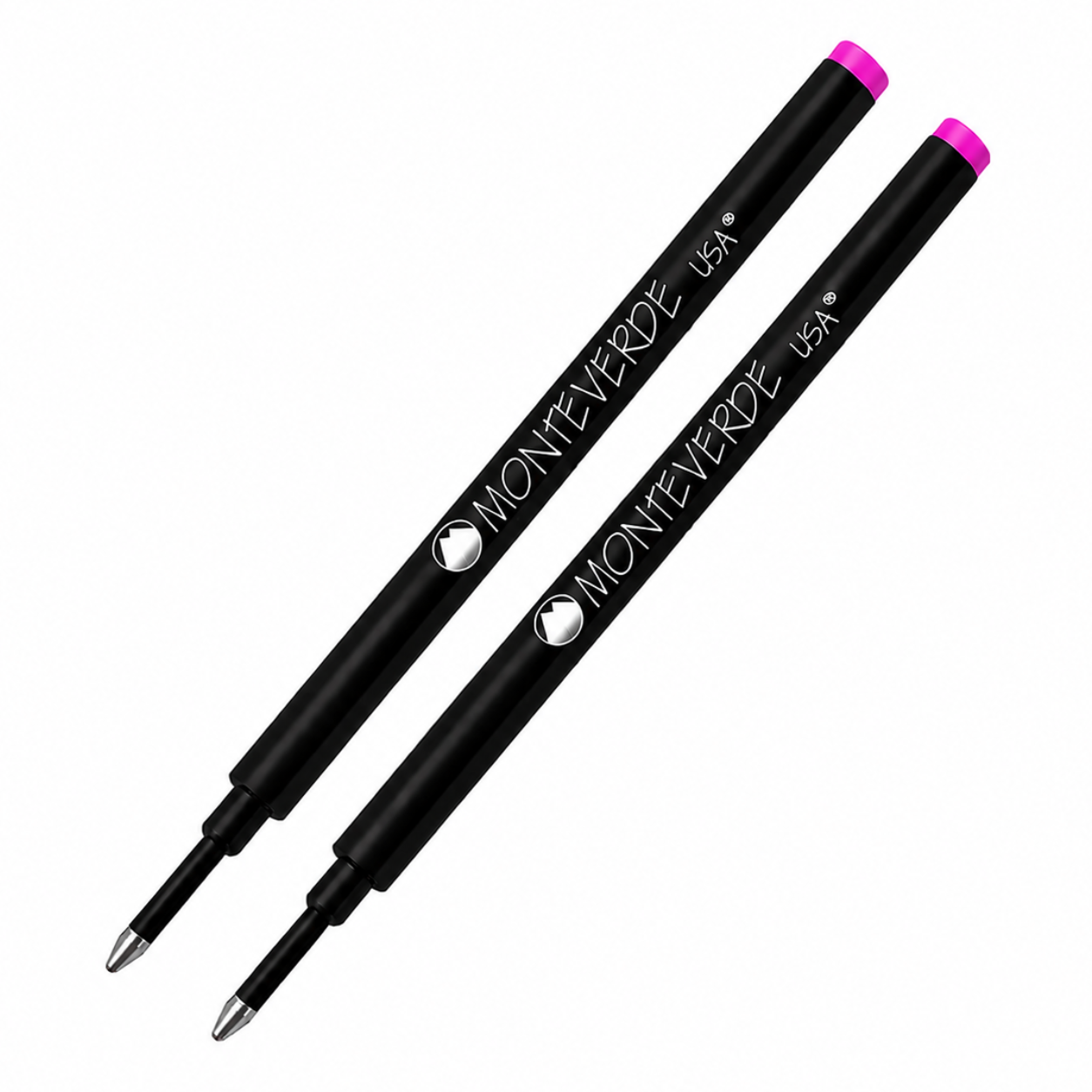 Monteverde Ceramic Rollerball Refills Plastic Tube - Magenta Medium (2 ea)