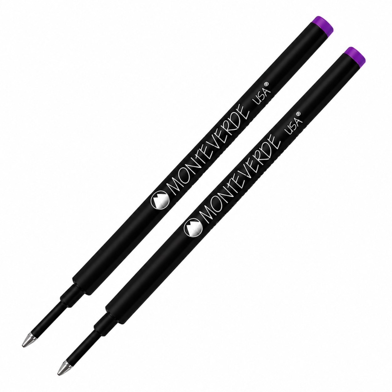 Monteverde Ceramic Rollerball Refills Plastic Tube - Purple Medium (2 ea)