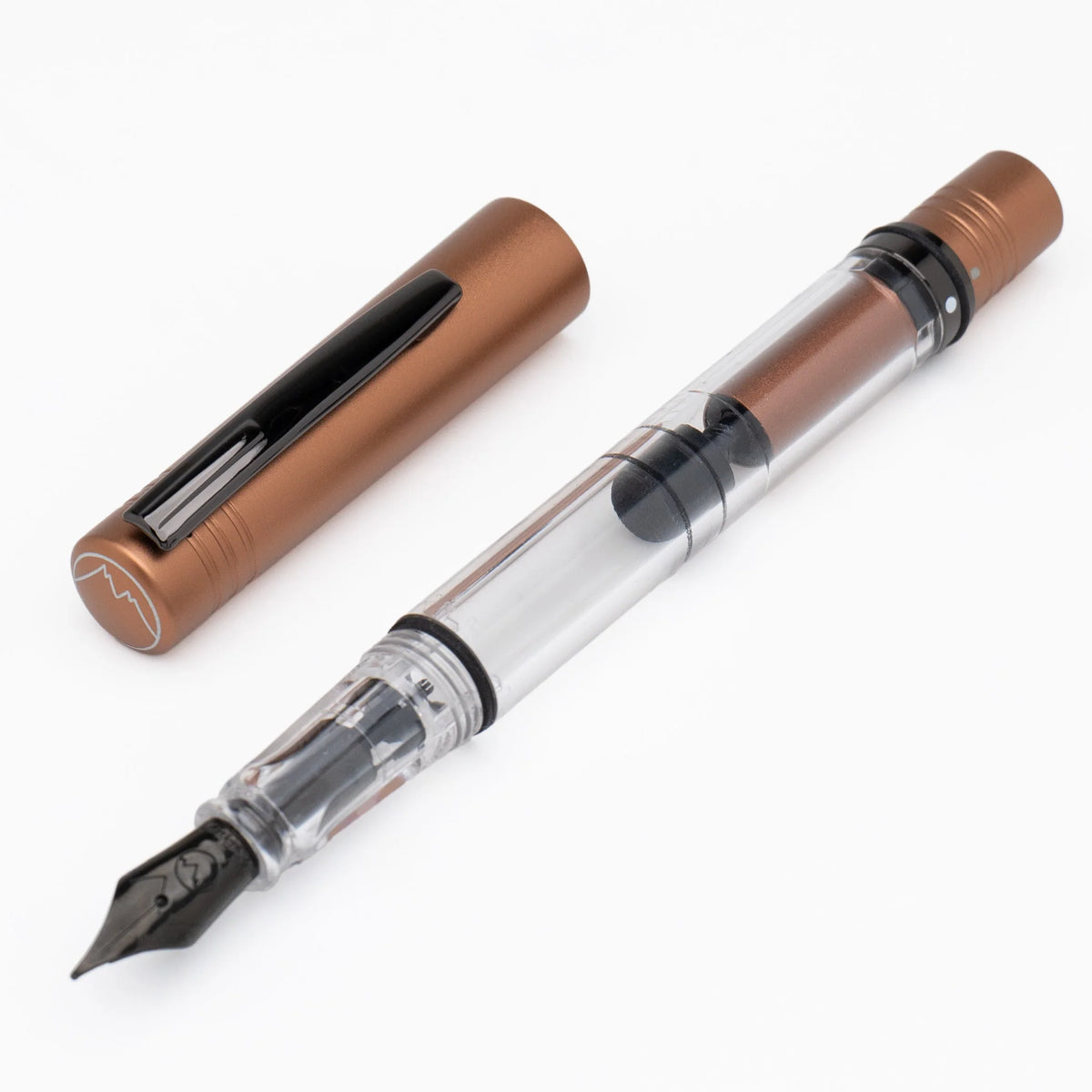 Monteverde MP1 Fountain Pen and Bottled Ink Set - Mocha Mousse (Limited Edition)
