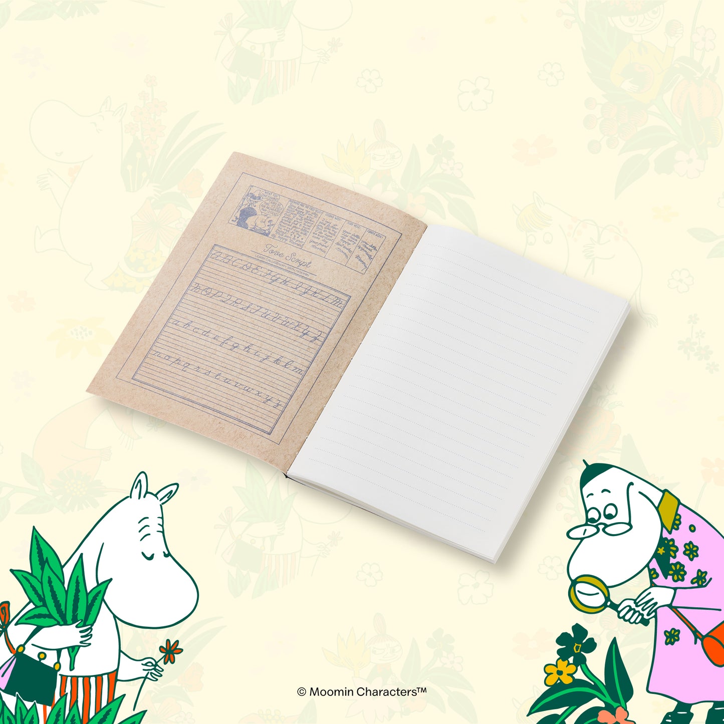 Esterbrook x Moomin x New York Botanical Gardens A5 Lined Notebook Set - Large (Set of 3)