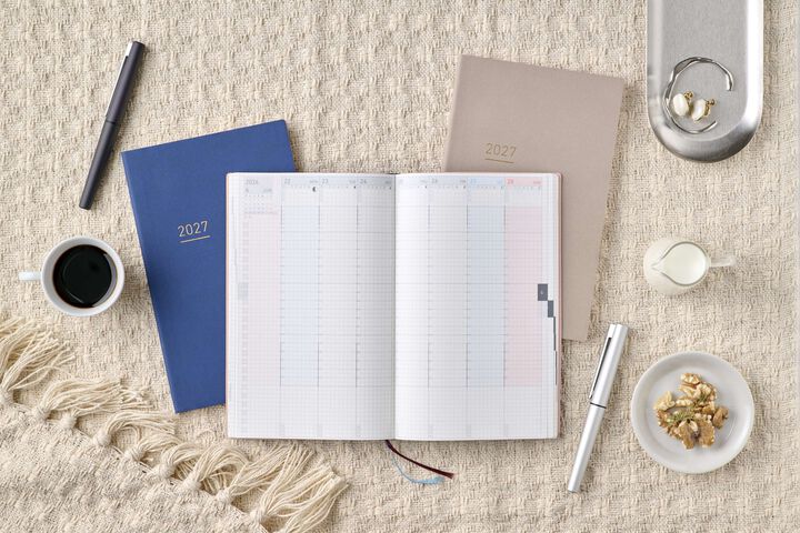 Kokuyo Jibun 2027 Techo Lite - Beige (A5 Slim)