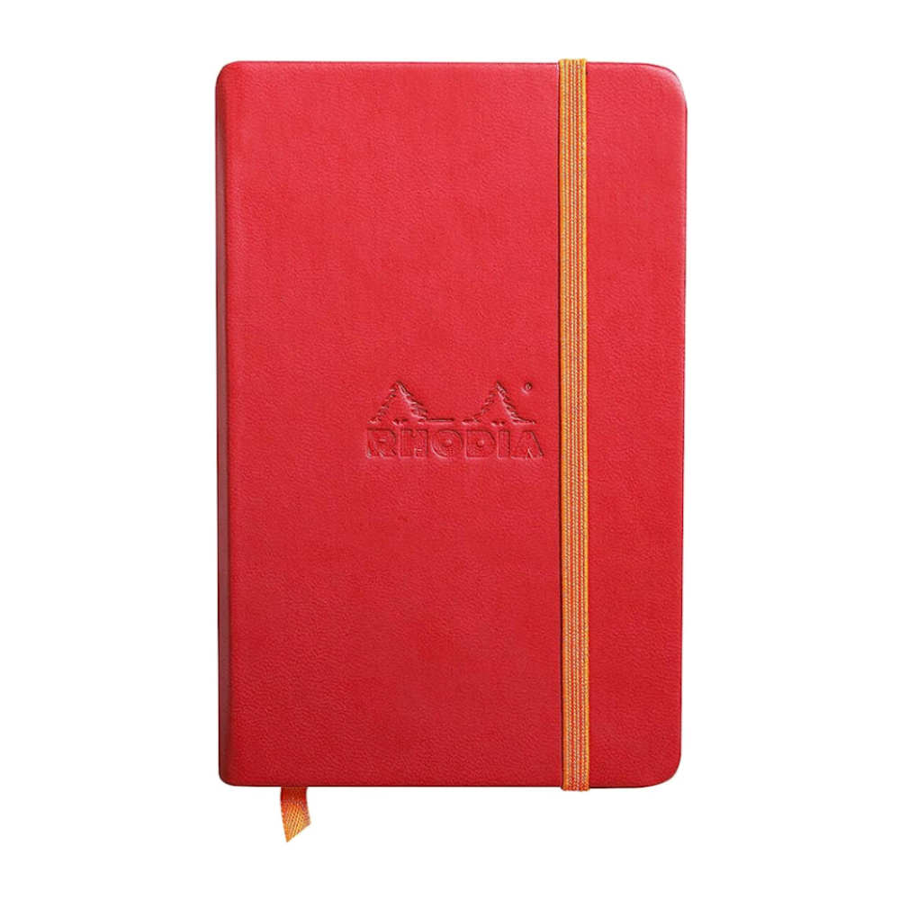 Rhodia Rhodiarama Webnotebook A5 Lined Hardcover - Poppy