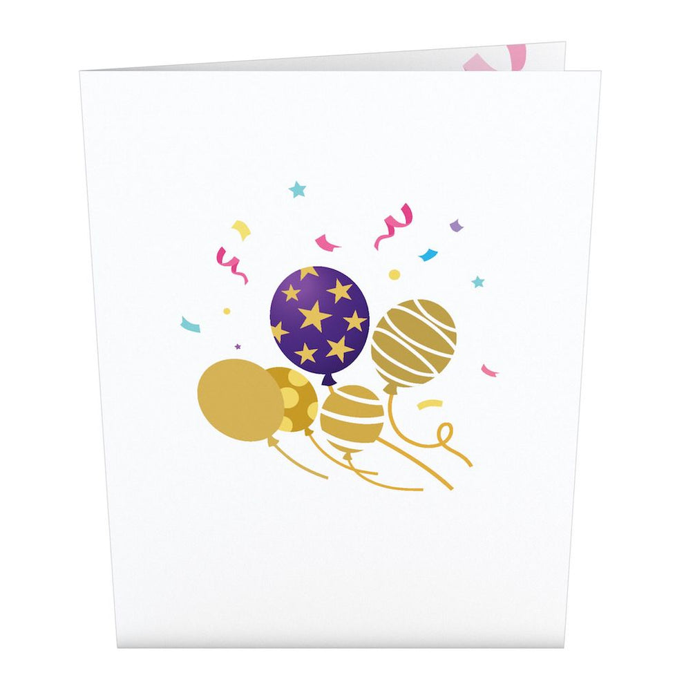 Lovepop Paperpop - Happy Birthday Balloons