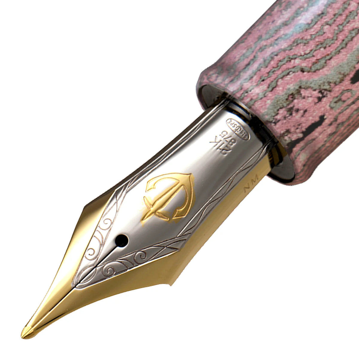 Sailor Naginata Togi Ebonite Fountain Pen - Umesaki - 21K KOP (Bespoke - Limited Edition)