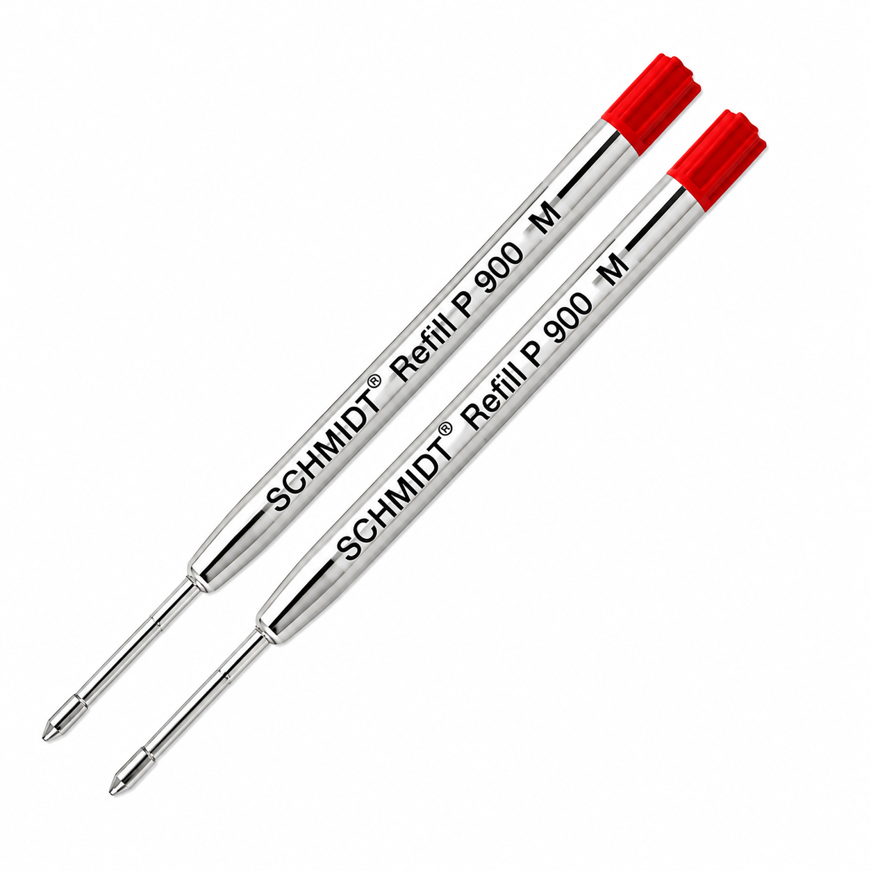 Schmidt P900 Parker Style Ballpoint Refills - Red Medium (2ea)