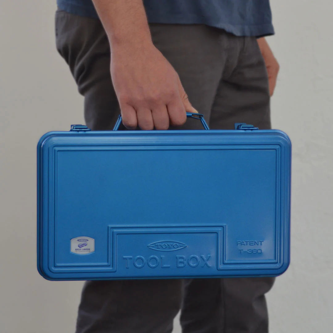 TOYO Trunk with Handle Toolbox T-360 - Blue