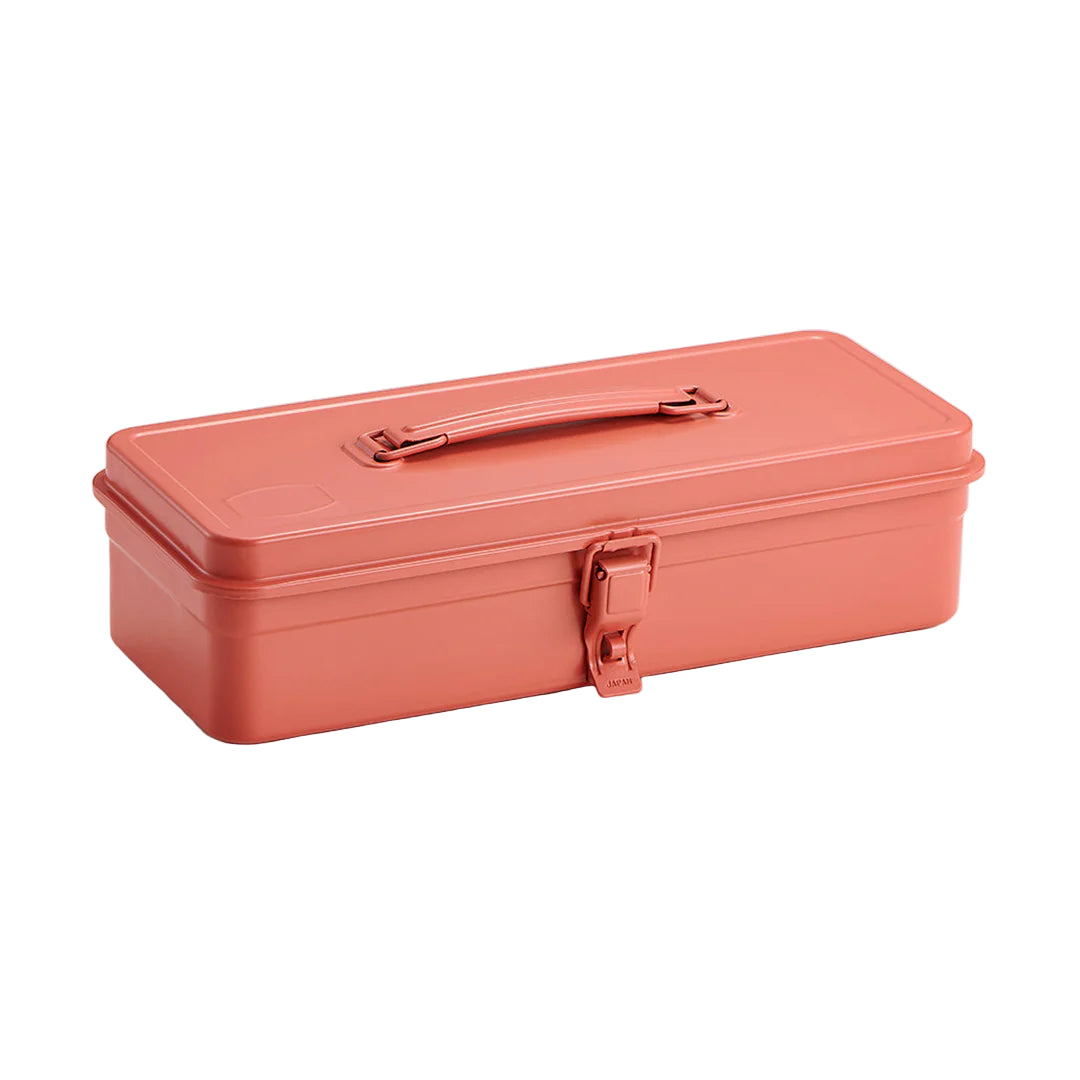TOYO Steel Trunk-Shape with Handle Toolbox T-320 - Live Coral