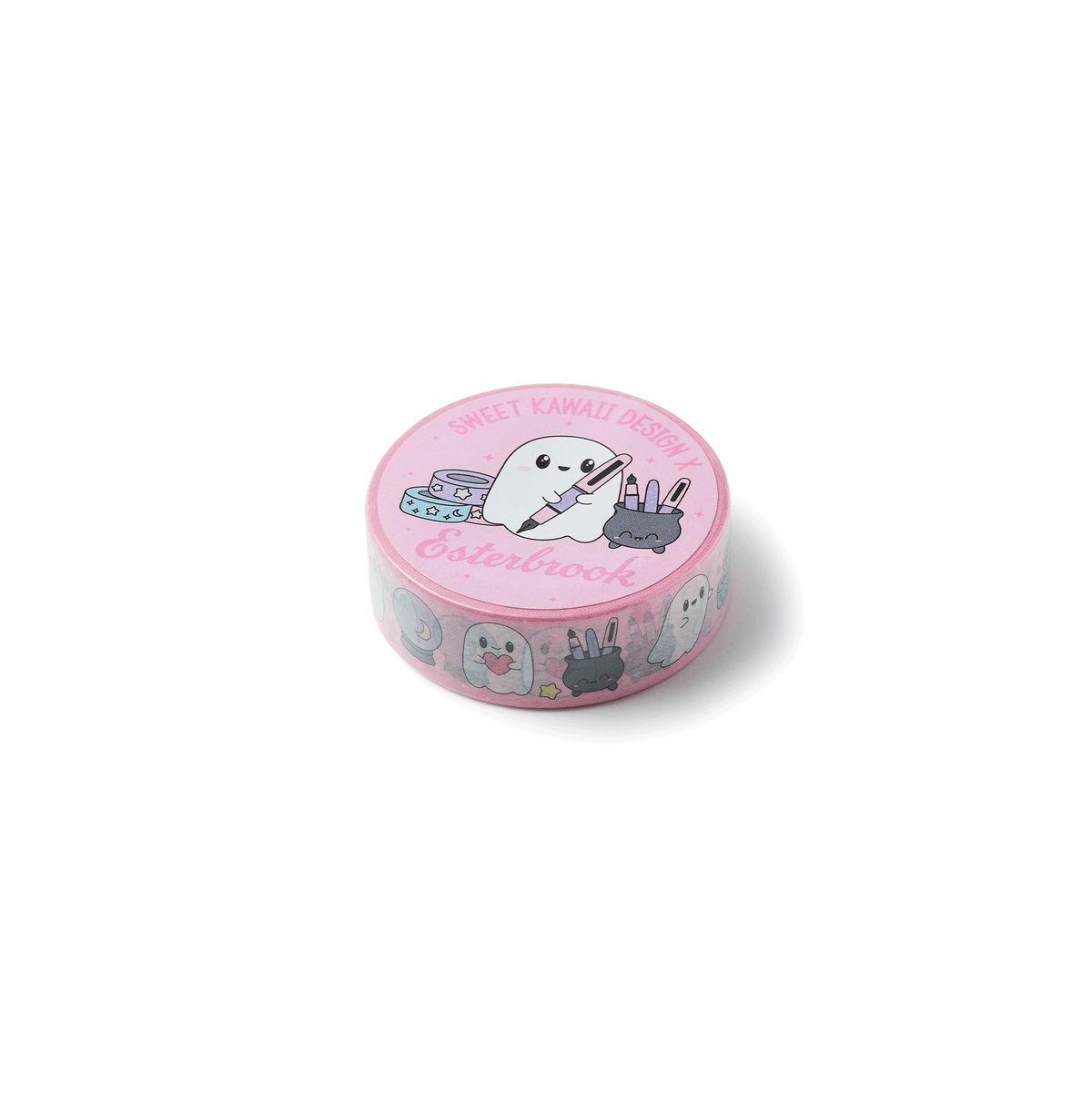 Esterbrook x Sweet Kawaii Design Washi Tape - Little Boo Thing: Pink