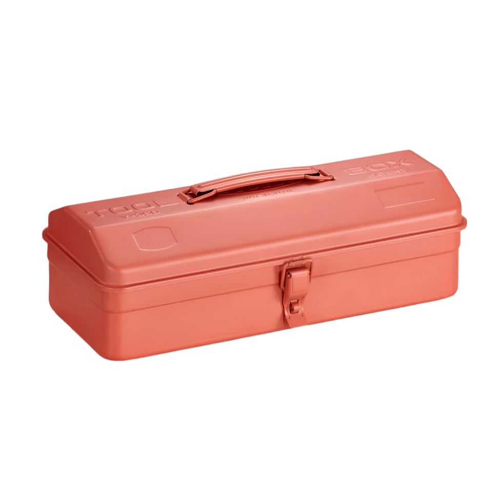 TOYO Steel Camber-Top with Handle Toolbox Y-350 - Coral