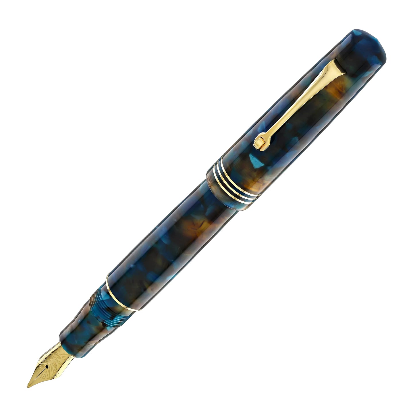 Leonardo Momento Zero Fountain Pen - Pausilya with Gold Trim (Numbered Edition)