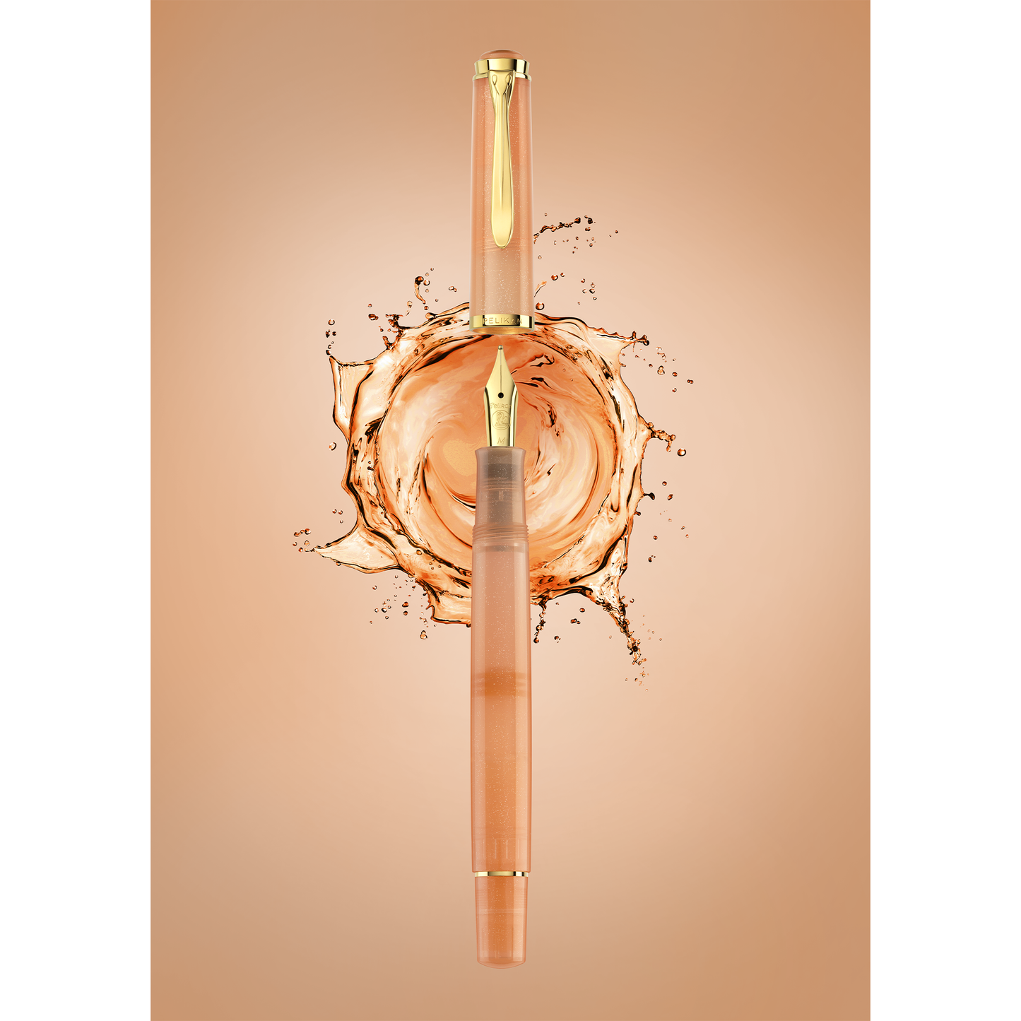 Pelikan Classic M200 Series Fountain Pen - Apricot Achat (Special Edition)