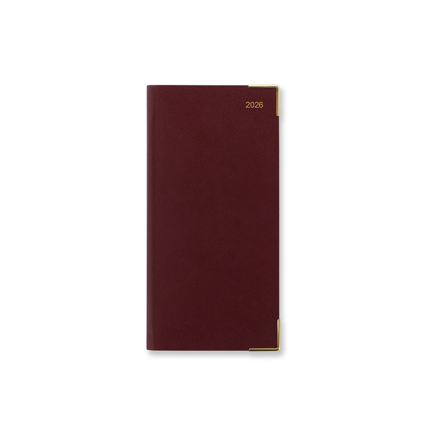 Letts of London 2026 Classic Slim Week to View Planner - Burgundy (Landscape)