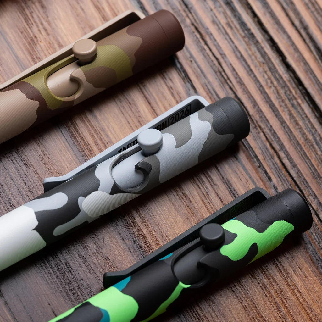 Tactile Turn Short Bolt Action Pen - Camo Space (Seasonal Release)
