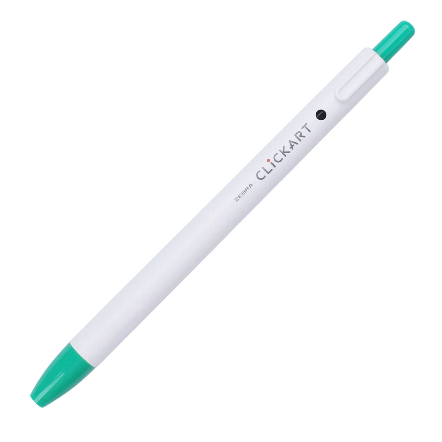 ZEBRA CLiCKART Retractable Marker - Green (0.6mm)