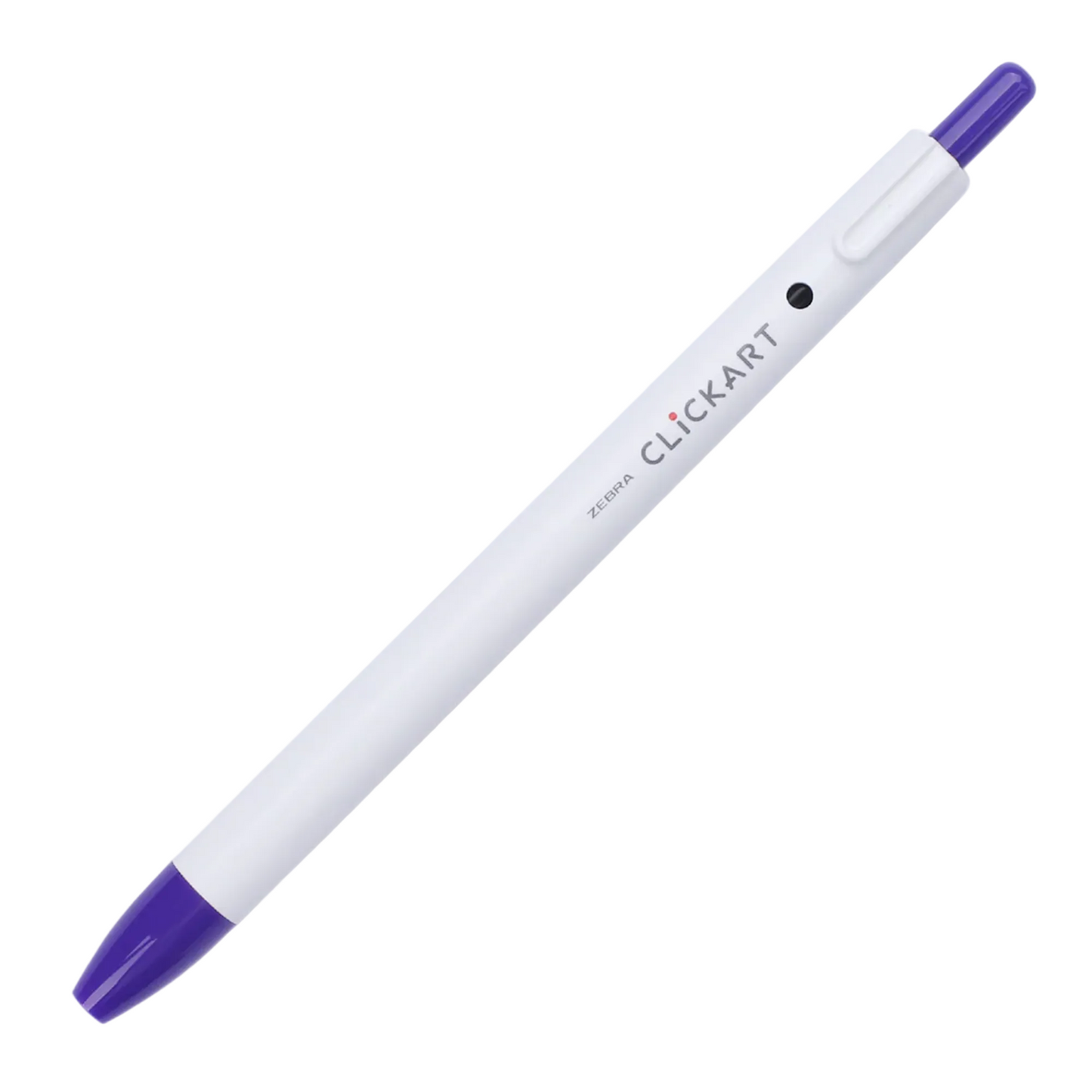 ZEBRA CLiCKART Retractable Marker - Purple (0.6mm)