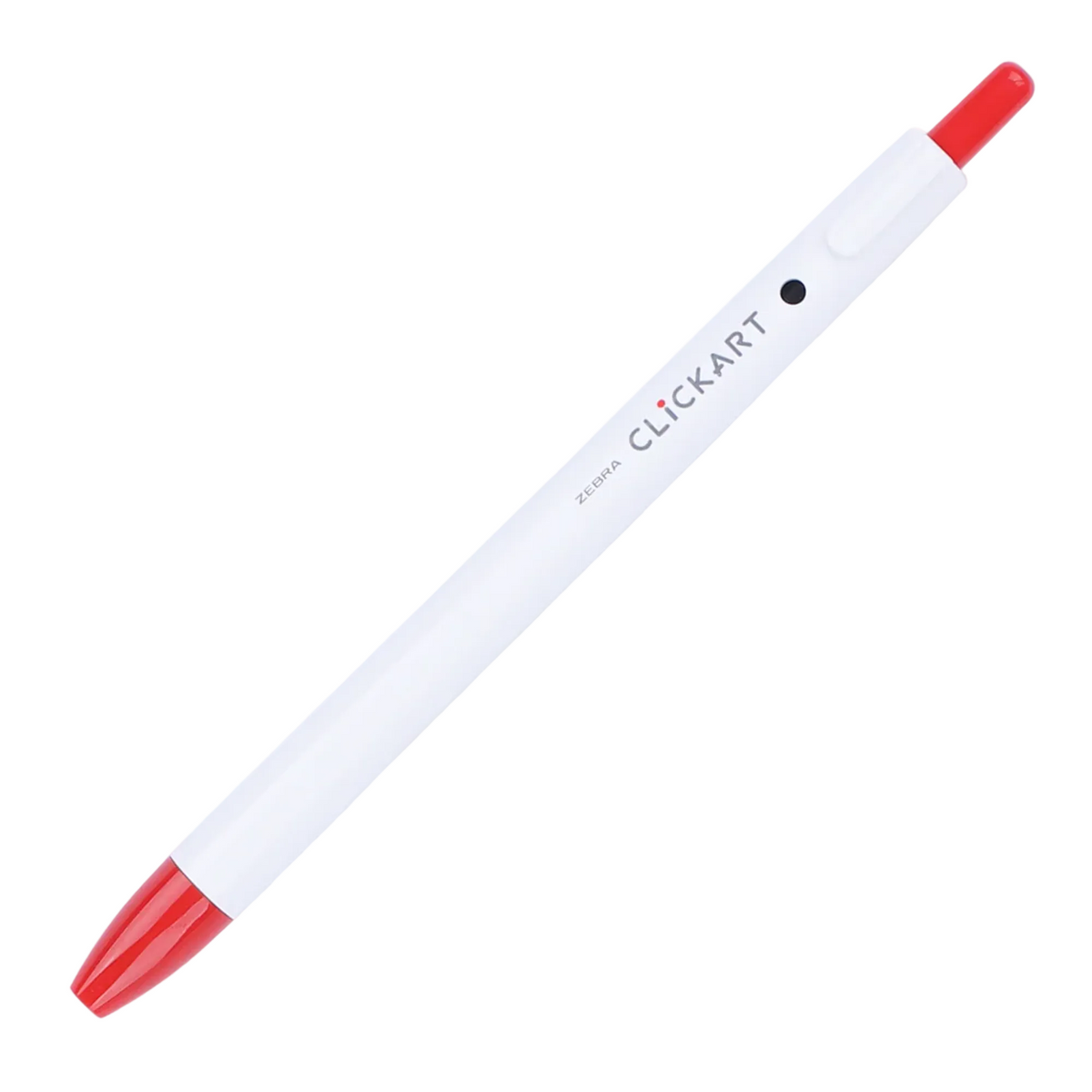 ZEBRA CLiCKART Retractable Marker - Red (0.6mm)