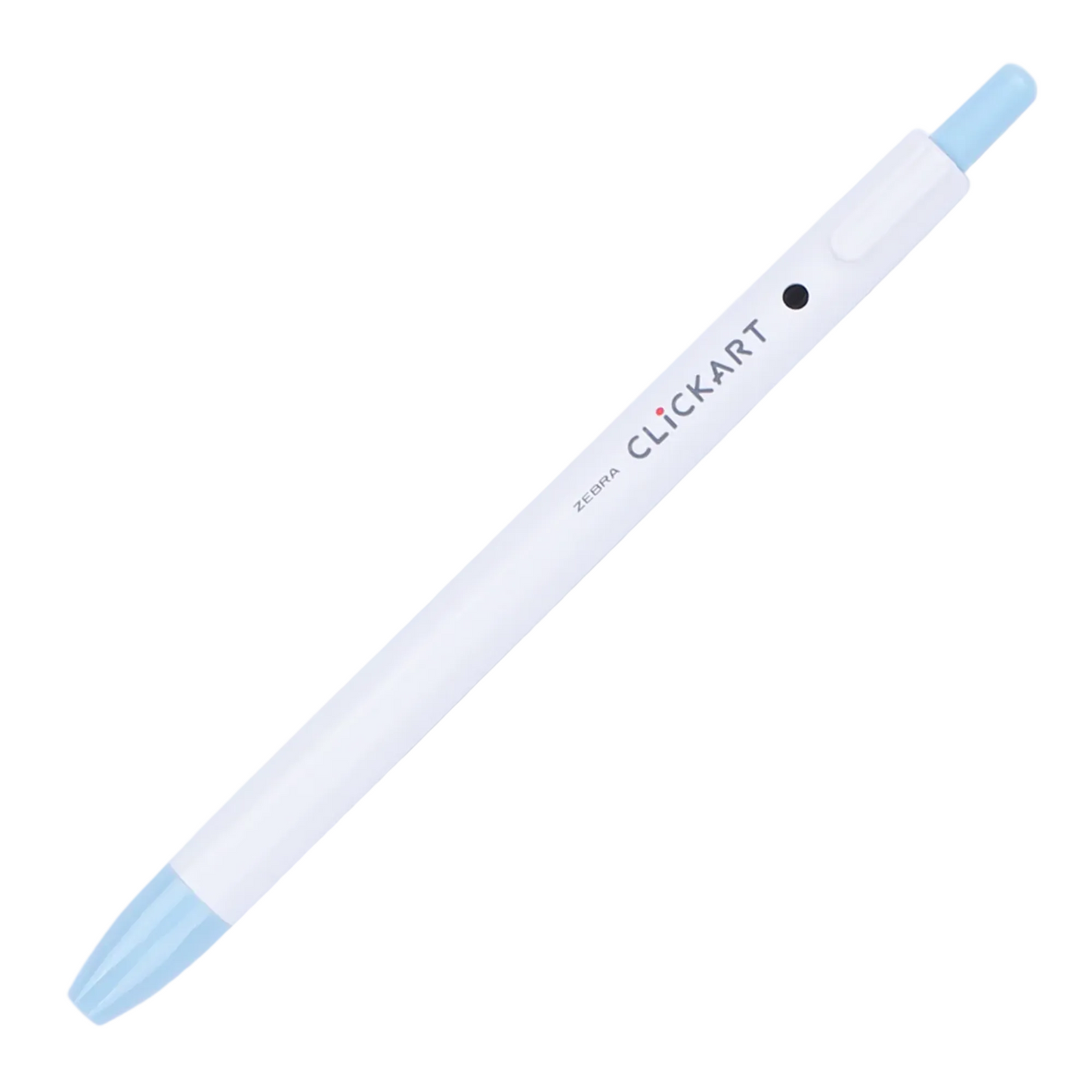 ZEBRA CLiCKART Retractable Marker - Soda Blue (0.6mm)